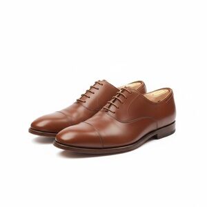 Armin Oehler ✵ Bespoke Menswear Macon Cap Toe Oxford Lace Up ✵ Light Brown ✵ 10D